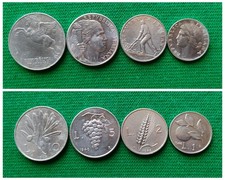 Repubblica italiana.Serie Completa 1/2/5/10 LIRE ANNO 1948....