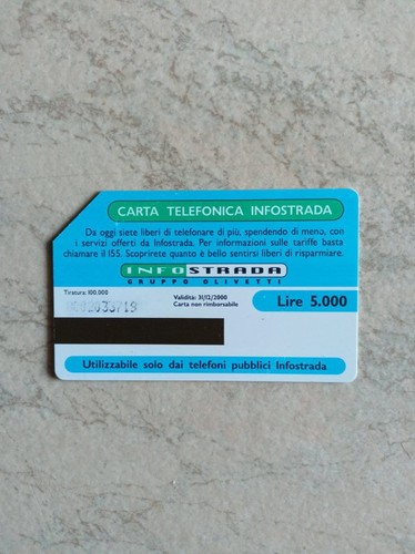Carta telefonica italiana - telefonica,