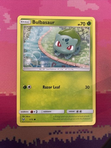 Pokemon card bulbasaur shining - card,
