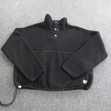 Maglione pile The North Face donna piccolo nero sherpa pile quarto collo a scatto