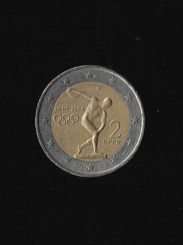 Moneta euro atene - atene, 2004