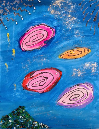 Cosmo quadro moderno dipinto - quadro,