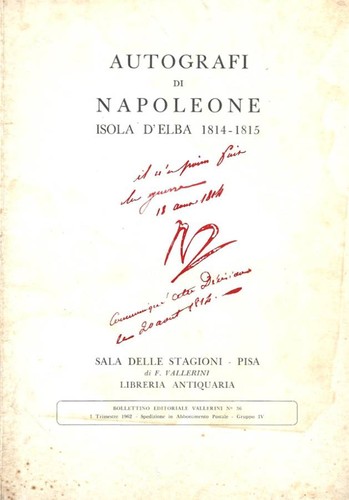 Autografi napoleone isola - autografi,