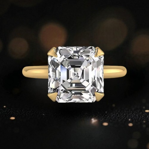 Anello solitario - , di