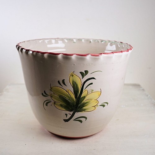 Porta vaso ceramica - porta, in