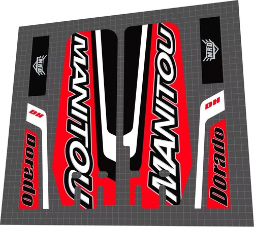 Set decalcomanie rosso manitou - set,