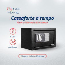 Cassaforte Elettronica a Mobile a Tempo con Chiave Serratura B-Class di Deposito