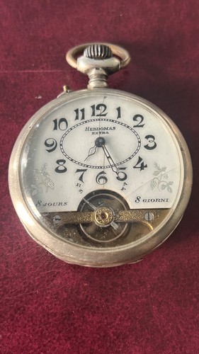 Pocket watch silver - watch,