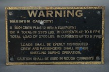 US Targa Antico „Warning