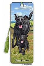 Segnalibro 3D Black Labrador
