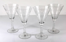 SET 4 CALICI in vetro di