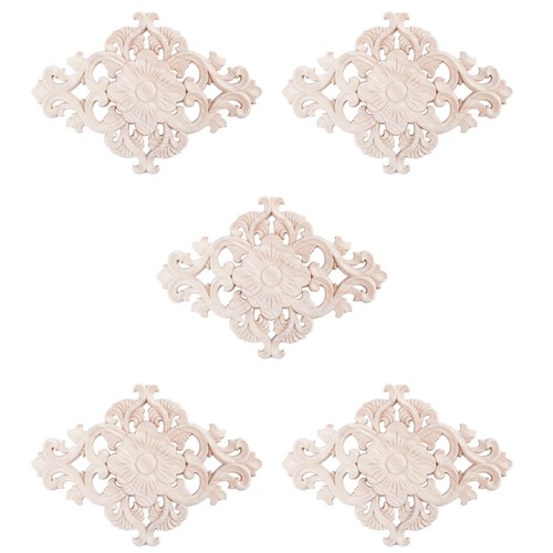 Lotto applique legno lungo - 5x,