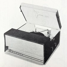 Giradischi Phonola 1962 4459 filo schema manuale di servizio vintage originale