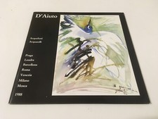GABRIELLA D’AIUTO Acqueforti Acquarelli Praga Londra Barcellona Roma 1988