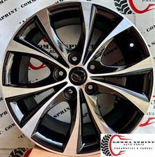 4 CERCHI IN LEGA RAGGIO 17 MAZDA 3 KIA HYUNDAI NERO LUCIDO DIAMANTATO