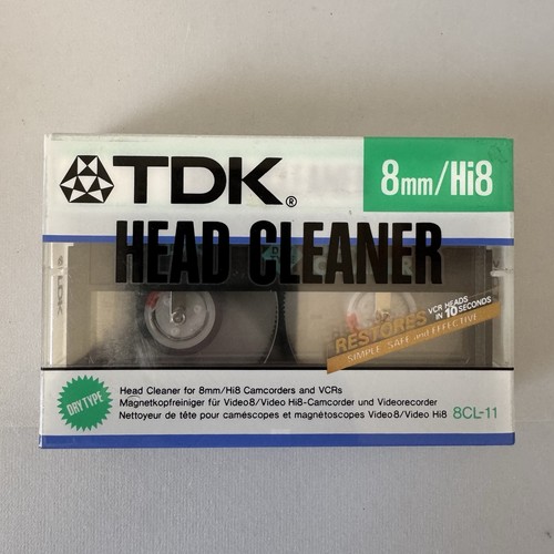 Tdk 8cl hi8 8mm video - tdk,
