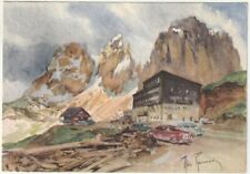 PASSO SELLA - BOLZANO - ILLUSTRATORE ALDO RAIMONDI - VIAGG. -58138-