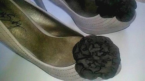 Clip per scarpe rosa - , vera