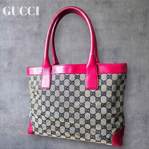 Gucci tote bag tela - tela, pelle