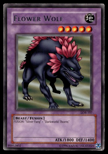 Flower wolf lob 107 - wolf, lob-107