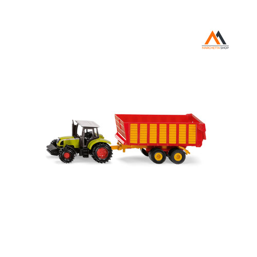 Trattore claas con rimorchio - claas,
