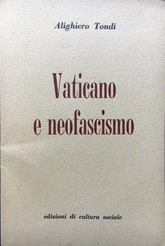 Alighiero tondi vaticano e - tondi,,