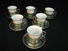 Vintage 1960s Ceramic & Pewter
