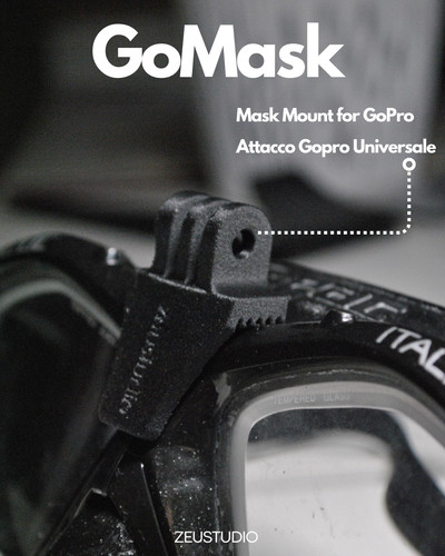 Gomask attacco gopro - -,