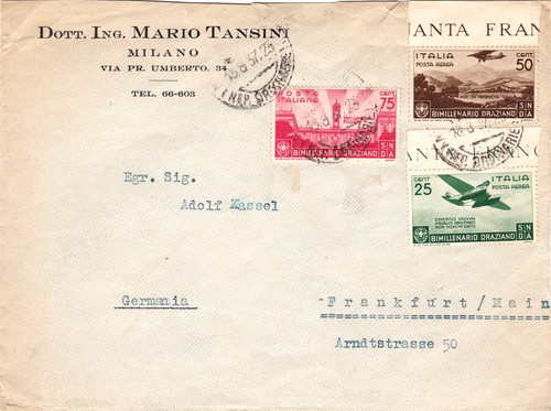 Italia regno busta viaggiata - regno,