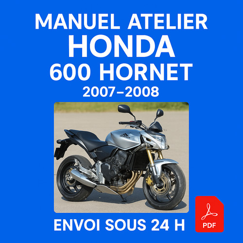 Manuel atelier honda 600 - manuel,