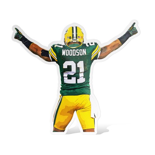 Adesivo charles woodson green - woodson,