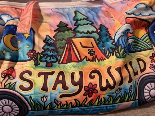 Borsa trapuntata hippie camper - trapuntata,