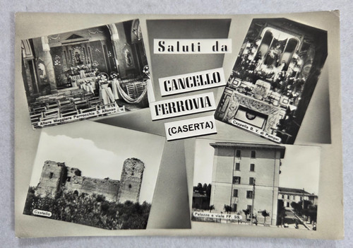 Cartolina caserta felice - caserta, a