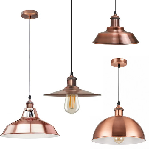 Lampade sospensione rame - lampade, in