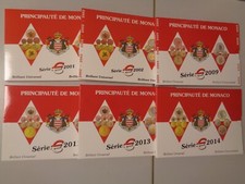 MONACO dal 2001 - Serie monete in corso KMS in BU - ANNATA A SCELTA
