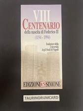 ? FOLDER A LIBRO SENZA SCHEDE  - VIII CENTENARIO FEDERICO II EDIZIONI SIMONE