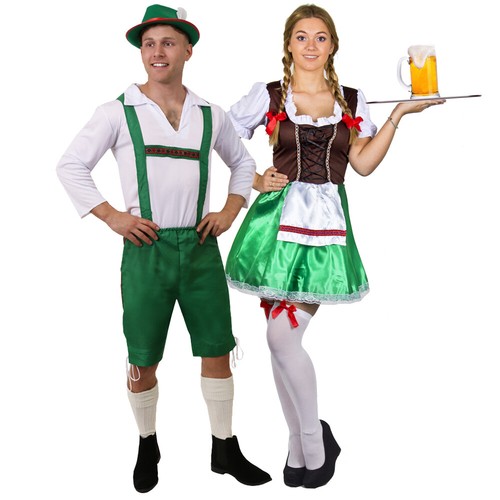 Costume coppia marrone - coppia,