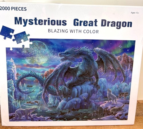 Mysterious great dragon puzzle - mysterious,