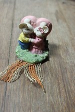 STATUETTA  TOPOLINI CUORE  PLASTILINA -MICKEYS WITH HEART CM 4,5X4,5 V