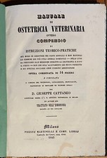 Cattaneo Giuseppe Manuale di OSTETRICIA VETERINARIA 1845