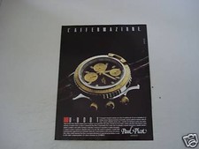 advertising Pubblicità 1991 OROLOGIO PAUL PICOT U-BOOT