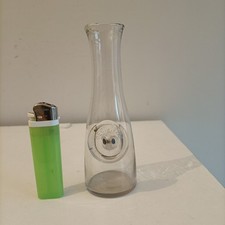 ANTICA BOTTIGLIA OSTERIA 1/10 DECILITRO LITRO VETRO SOFFIATO ALTARE BOLLO PIOMBO