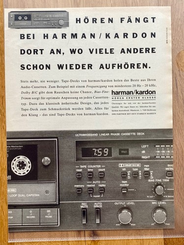 Harman kardon tape deck - harman,