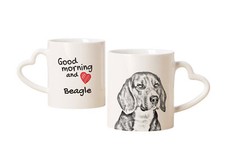 Beagle tazza con cane