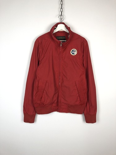Napapijri zip jacket red - zip,
