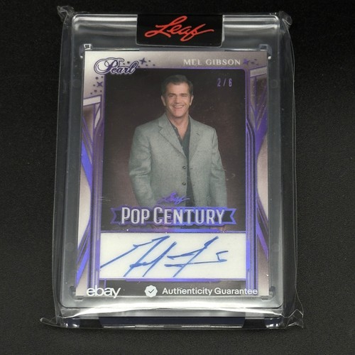 Mel gibson signed leaf pearl - gibson,