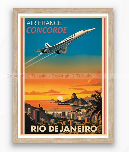 Affiche vintage air france - air,