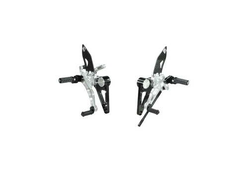 Pedane regolabili nero silver - regolabili, nero-silver