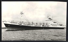 Cartolina nave mercantile