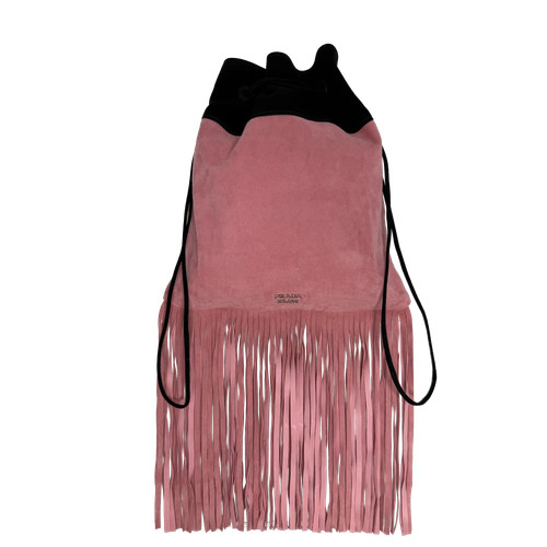 Prada scamosciato fringe - prada,